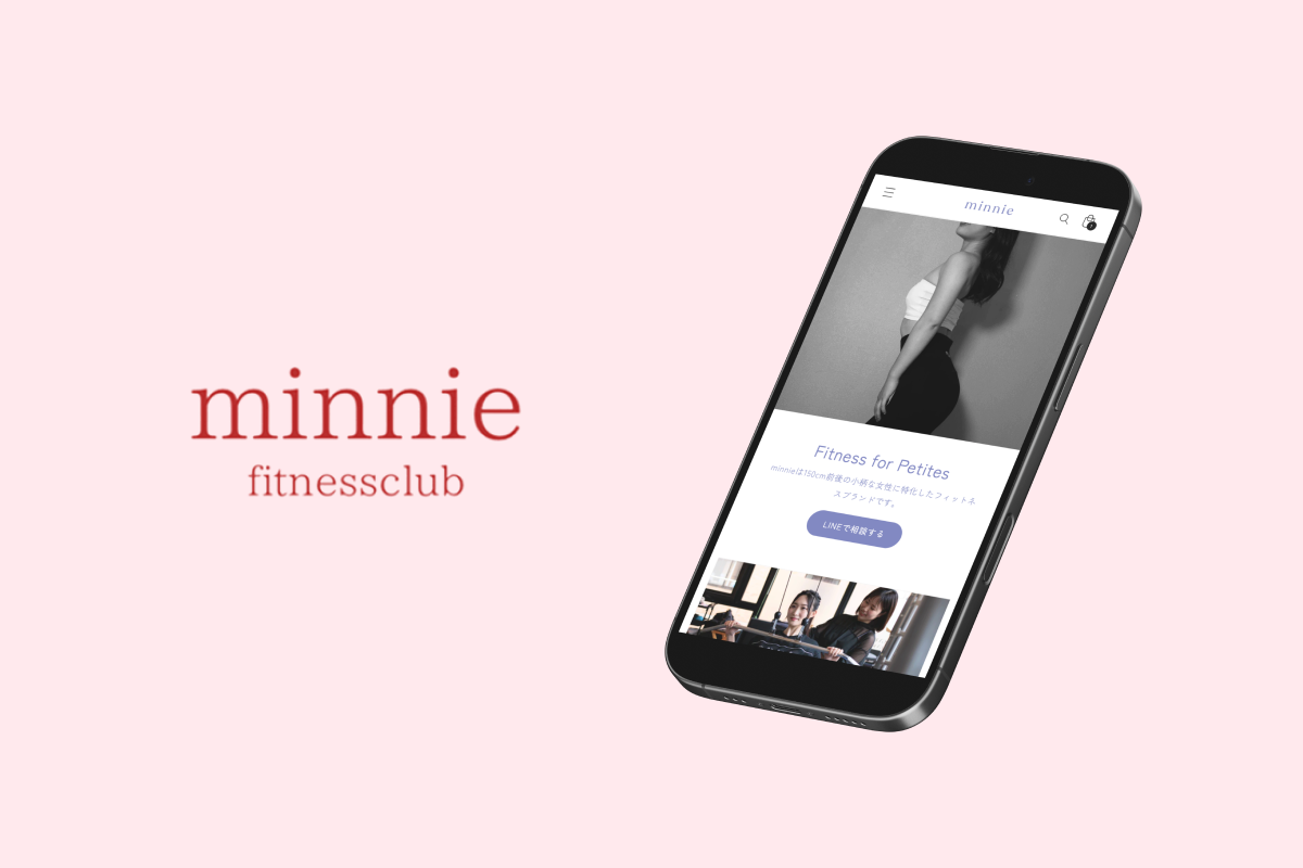 minnie fitness club｜Shopify構築事例